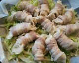 簡単!フライパンde肉巻き餃子作り方5写真