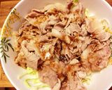 豚コマでサッパリ！！しゃぶしゃぶサラダ丼作り方3写真