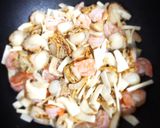 簡単フレンチ風♡エビとホタテのクリーム煮作り方5写真