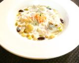 簡単フレンチ風♡エビとホタテのクリーム煮作り方8写真