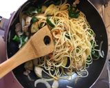 夏野菜で簡単ナスとピーマンのトマトパスタ作り方3写真