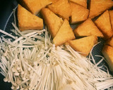 厚揚げとえのきの卵とじ～すき焼き風味～作り方3写真