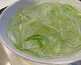 蛇腹胡瓜のナムル風さっぱりおつまみ作り方3写真