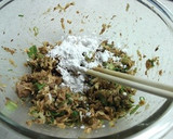 居酒屋風　いわしと切干の大葉包み焼き作り方4写真