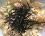 超簡単☆絹ごし豆腐のふわふわ卵とじ丼作り方6写真