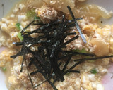 超簡単☆絹ごし豆腐のふわふわ卵とじ丼作り方6写真
