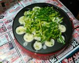 ネギ焼き　たこ焼き（エビフライ焼き）作り方1写真