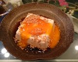 簡単！アレンジ冷奴濃厚醤油卵＆ゴマ作り方4写真
