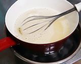 エディブルフラワーの抹茶ババロア作り方5写真