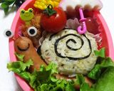 梅雨時期に♡超簡単！かたつむりのキャラ弁作り方4写真