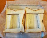 ２度うま？キャベツと卵のチーズトースト作り方1写真