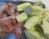 鶏と茄子 時短で治部煮♪作り方1写真