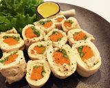 ささみクルクル巻♡レモン塩バターソース作り方5写真