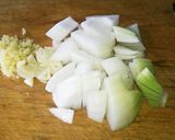 鶏ももとチンゲン菜のトマトミルク煮込み★作り方3写真