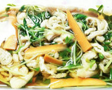 豆苗と油あげの簡単手抜き煮浸し(お浸し)作り方6写真