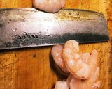 海老とアスパラのふんわり卵炒め作り方1写真