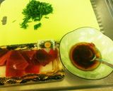 マグロピリ辛和え(=^ｪ^=)居酒屋気分作り方3写真