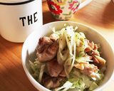 簡単！ランチにぴったり塩ダレ鶏丼作り方8写真