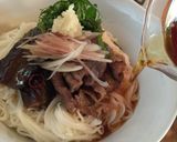 そうめんの茄子・牛肉の煮浸しのせ☆作り方6写真