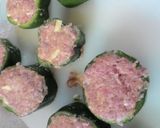 輪切りピーマン肉詰め　inチーズ作り方6写真