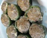 輪切りピーマン肉詰め　inチーズ作り方9写真