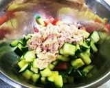 ズッキーニとトマトのアレンジそうめん作り方3写真