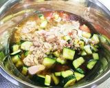 ズッキーニとトマトのアレンジそうめん作り方4写真