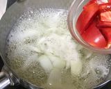 和味☆トマトのお味噌汁作り方3写真