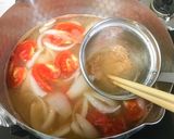 和味☆トマトのお味噌汁作り方4写真