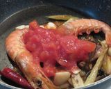 ぴり辛っエビトマト麺作り方3写真
