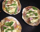 餃子の皮でピザ風♪♪♪作り方7写真