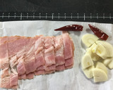 ☆茄子としめじとベーコンの和風パスタ☆作り方1写真