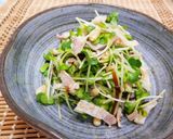 貝割れと豚バラのスッパイ和え作り方4写真
