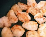鶏と小松菜の豆板醤マヨ炒め★作り方3写真