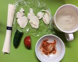 冷やしそうめんby茹で鶏のスープ作り方1写真