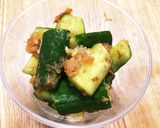 簡単おつまみ！きゅうりの梅肉和え作り方4写真