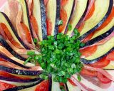 簡単なヘルシーのレンジ蒸し作り方1写真