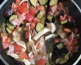 トマトとナスとジャンボぶなしめじのパスタ作り方8写真