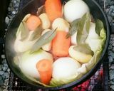 「ダッチオーブン」で放置鶏肉」料理〜作り方3写真