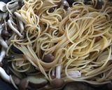 ☆茄子としめじとベーコンの和風パスタ☆作り方6写真