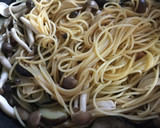 ☆茄子としめじとベーコンの和風パスタ☆作り方6写真