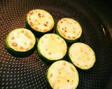 餃子の王将】ズッキーニにのせちゃいました作り方2写真