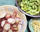 大葉香る♪サバとお豆の春巻作り方2写真