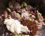 大葉香る♪サバとお豆の春巻作り方3写真