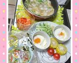 暑い日に✨夏⚓野菜の肉ワンタン♥冷麺✨作り方1写真