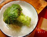 ブロッコリーの丸ままレンチン♪ 茹で作り方2写真