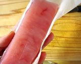 赤身で自作ネギトロ！マグロバターカナッペ作り方1写真