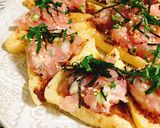 赤身で自作ネギトロ！マグロバターカナッペ作り方12写真