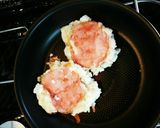 チーズカリカリハムマッシュポテト＆エッグ作り方3写真