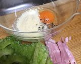 ゴーヤーとベーコンのピカタ作り方1写真